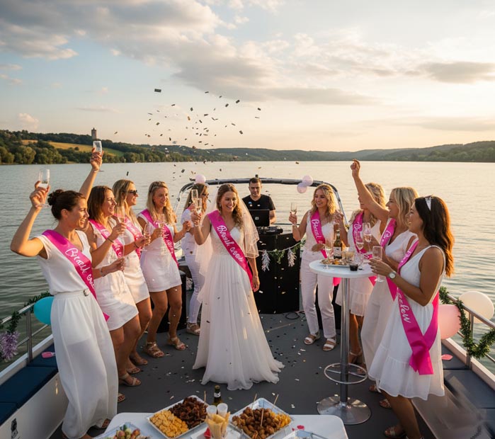 Bootstour Nürnberg mit Stripshow auf dem Wasser